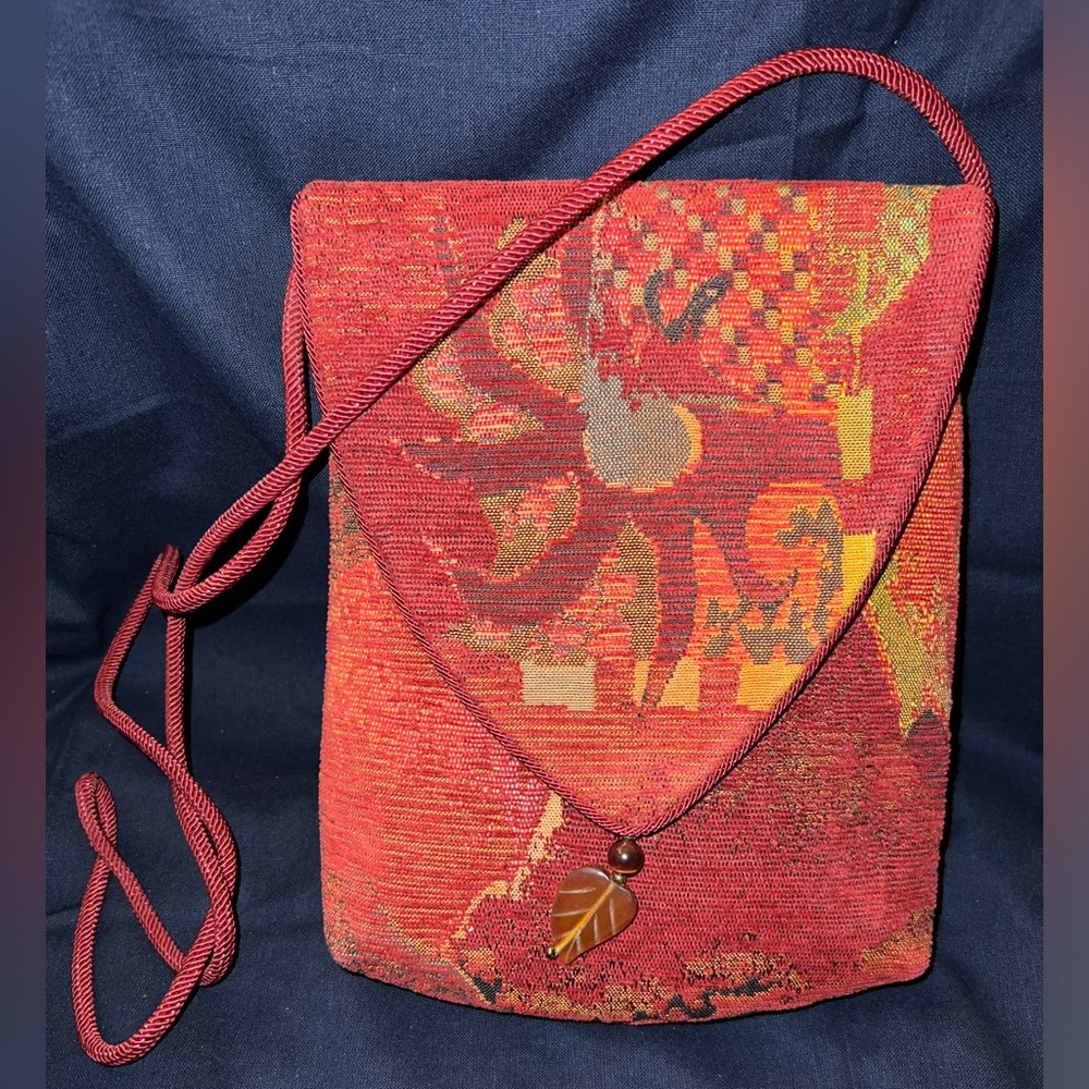 Red Cross body Purse